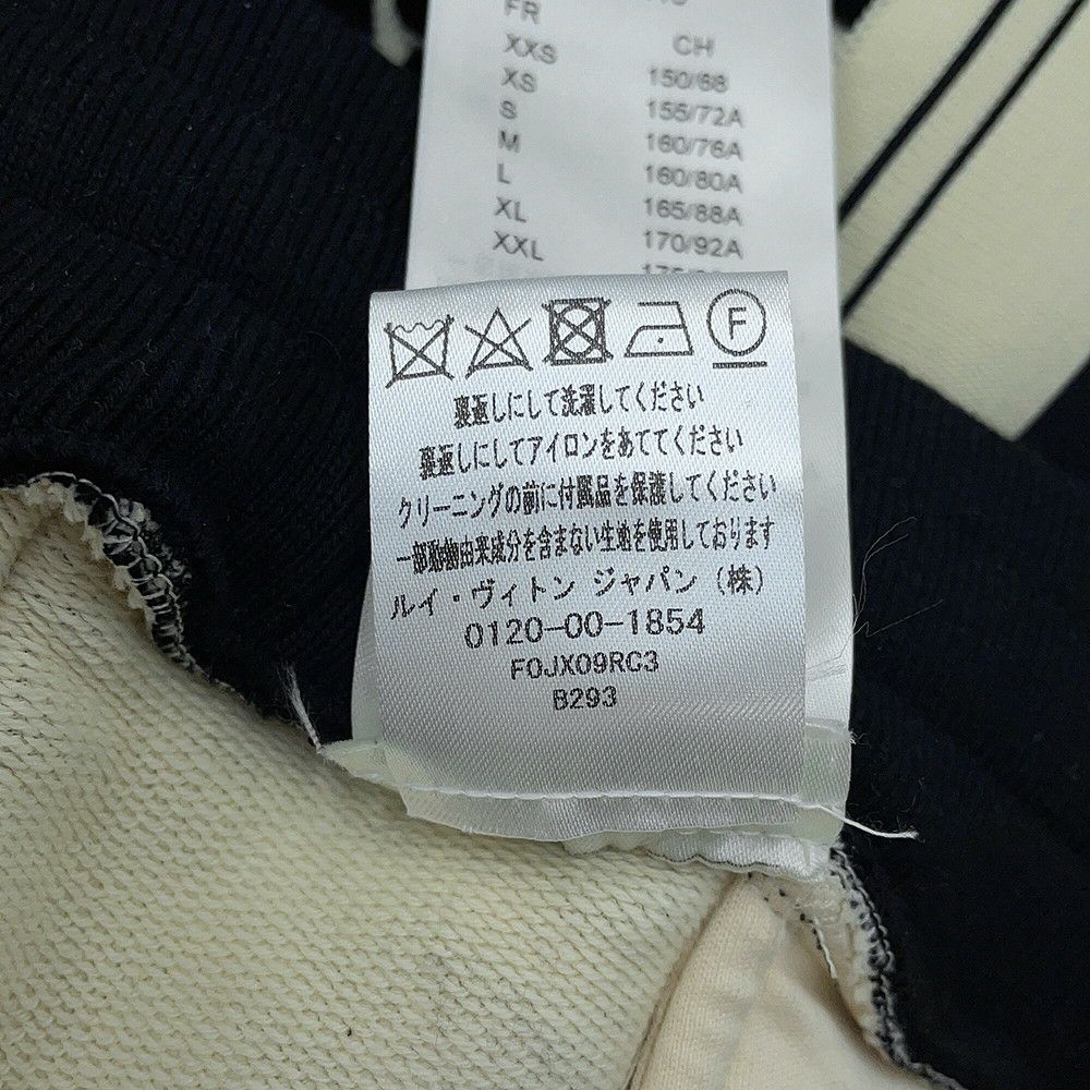 ルイヴィトン ボトムス モノグラム ベロアパンツ コットン レディースサイズXL LOUIS VUITTON ヴィトン 黒