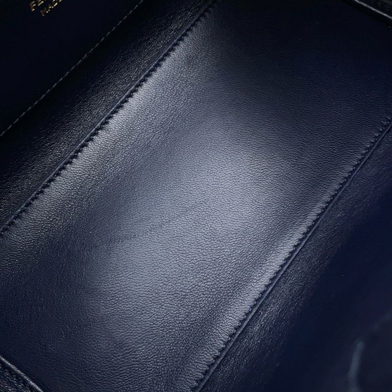 フェラガモ ハンドバッグ ハグ Hug XS カーフレザー 215975 Ferragamo 2way ネイビー
