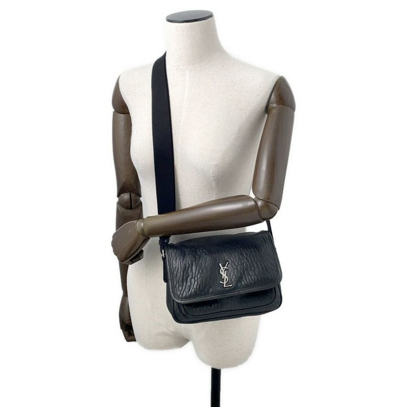 サンローランパリ ショルダーバッグ ニキ スモール レザー 776611 SAINT LAURENT PARIS バッグ 黒