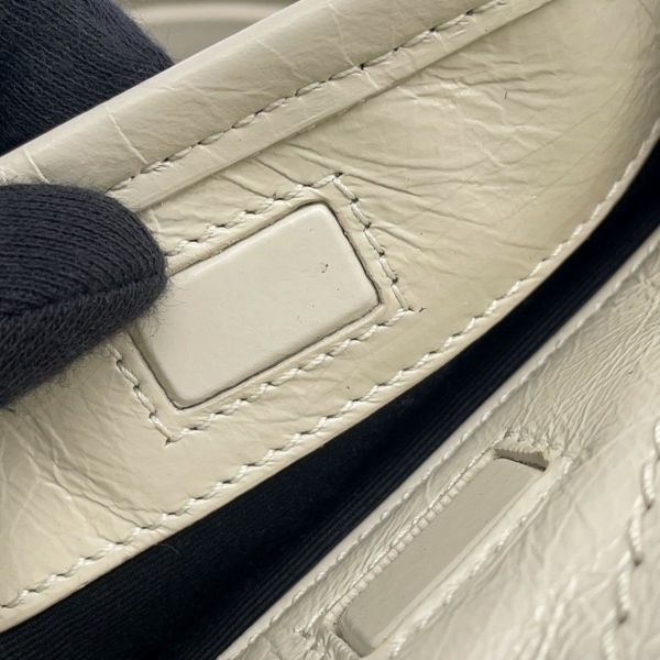 サンローランパリ ニキ ベイビー  ヴィンテージレザー 6331600EN049207 SAINT LAURENT PARIS バッグ 白