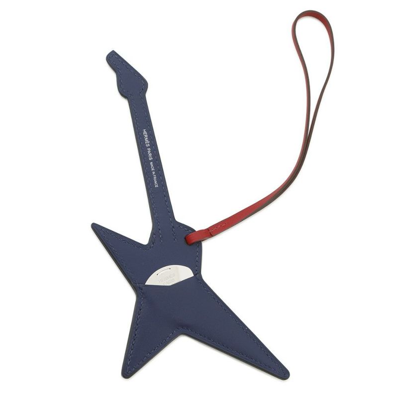 エルメス ロックチャーム ブルーサフィール/バンブー/ヴェールフィズ/ルージュピマン/シルバー金具 タデラクト/タデラクト/シャムキラ B刻印