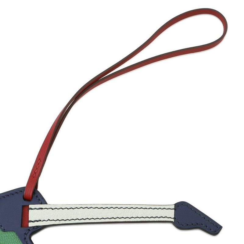 エルメス ロックチャーム ブルーサフィール/バンブー/ヴェールフィズ/ルージュピマン/シルバー金具 タデラクト/タデラクト/シャムキラ B刻印