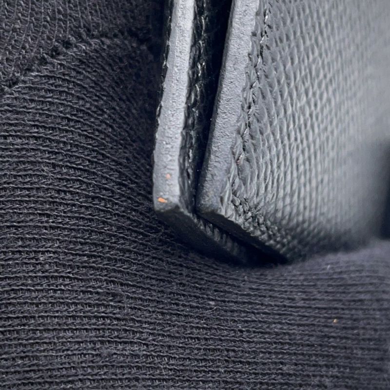 エルメス 二つ折り財布 ベアンコンパクト ブラック/ブラック金具 エプソン B刻印 財布 黒