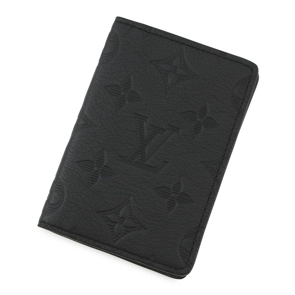 ルイヴィトン カードケース モノグラム・トリヨン オーガナイザー・ドゥ ポッシュ M69044 メンズ 名刺入れ パスケース 黒 ブラック