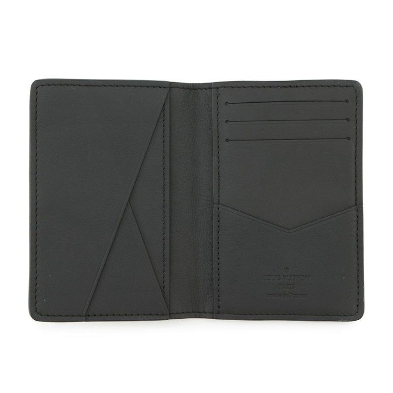 ルイヴィトン カードケース モノグラム・トリヨン オーガナイザー・ドゥ ポッシュ M69044 メンズ 名刺入れ パスケース 黒 ブラック