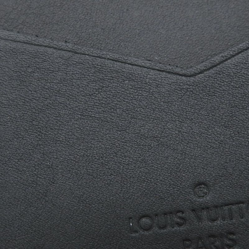 ルイヴィトン カードケース モノグラム・トリヨン オーガナイザー・ドゥ ポッシュ M69044 メンズ 名刺入れ パスケース 黒 ブラック