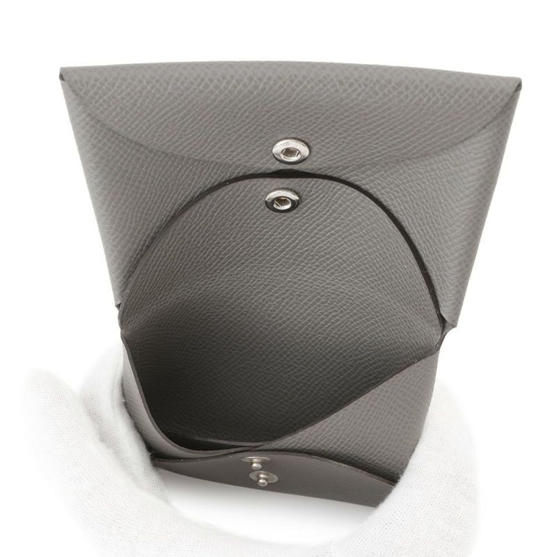 エルメス コインケース カルヴィ デュオ エタン/シルバー金具 エプソン K刻印 財布