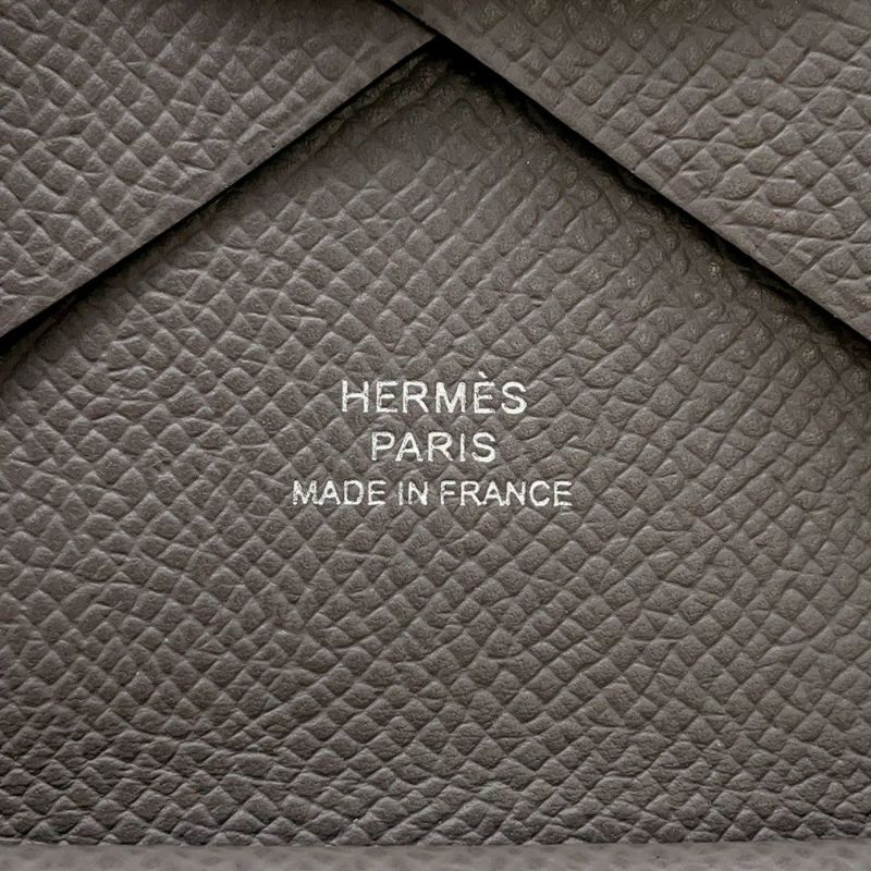 エルメス コインケース カルヴィ デュオ エタン/シルバー金具 エプソン K刻印 財布