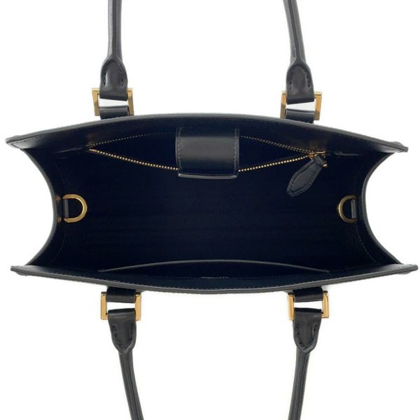 プラダ トートバッグ サフィアーノレザー 1BA227 PRADA 2way 黒