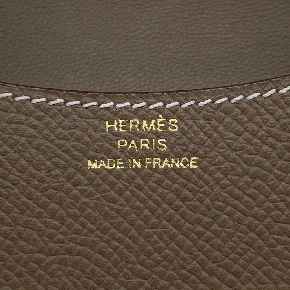 エルメス 財布 コンスタンス スリム エトゥープ/ゴールド金具 エプソン B刻印 HERMES 財布