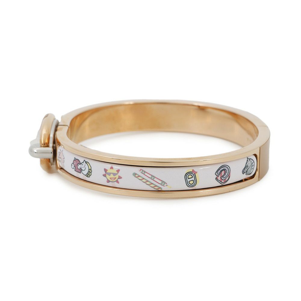 エルメス ブレスレット シェーヌダンクル ミニクリック PM ファニー・アイスクリーム ジャスミン/ピンクゴールド金具