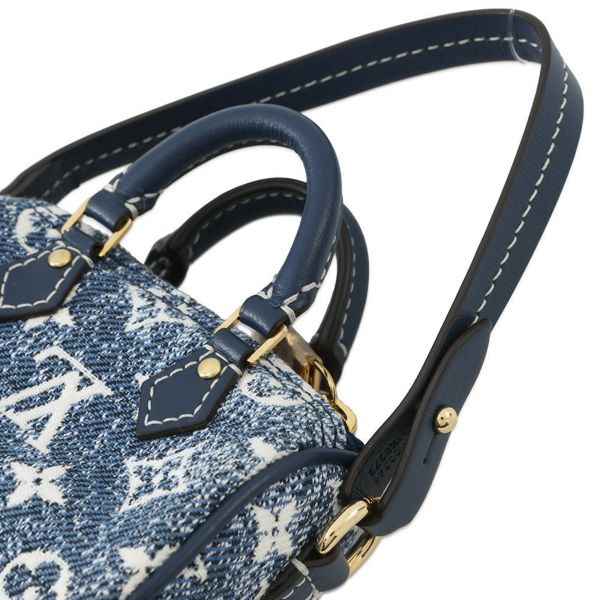 ルイヴィトン バッグチャーム モノグラム・デニム ビジューサック・マイクロ スピーディ M00546 キーホルダー