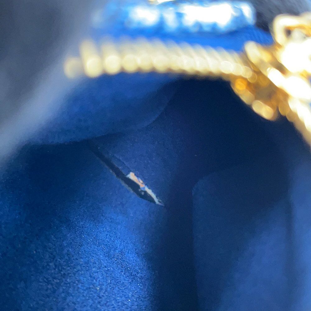 ルイヴィトン バッグチャーム モノグラム・デニム ビジューサック・マイクロ スピーディ M00546 キーホルダー