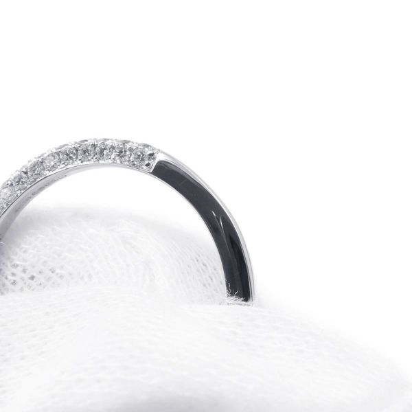 グラフ リング ツイン コンステレーション ラウンドカット ダイヤモンド 中石0.56ct K18WG サイズ約13号 GIA鑑定書付き 指輪