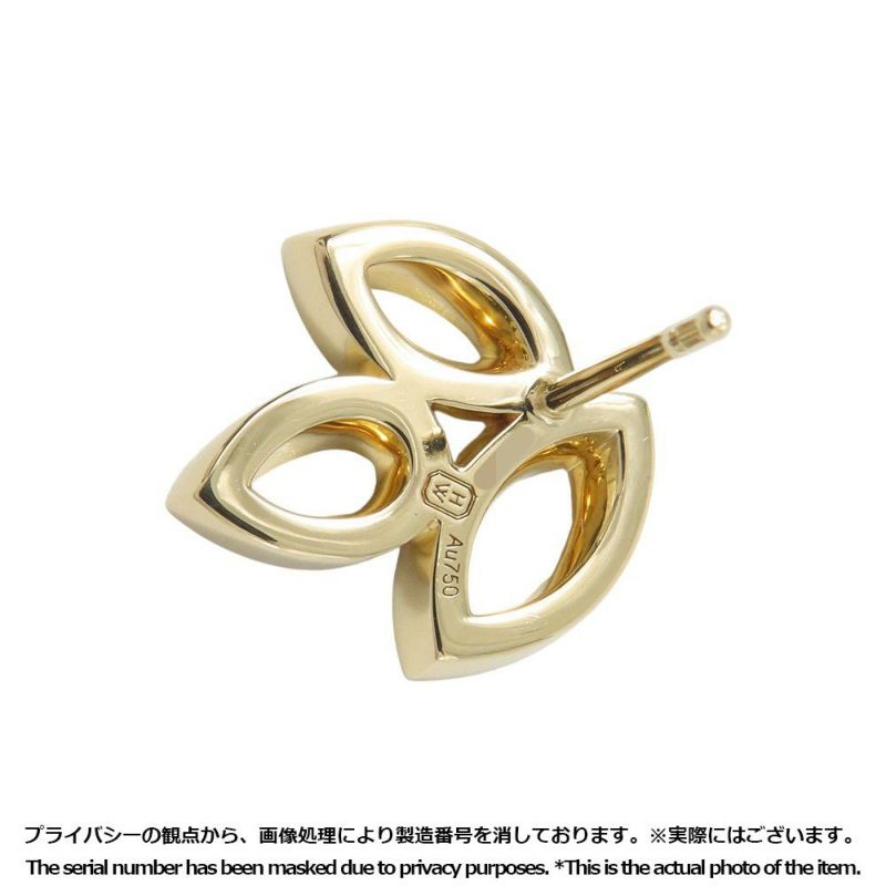 ハリーウィンストン ピアス リリークラスター・ミニ・イヤスタッズ ダイヤモンド 74P 計約0.37ct K18YGイエローゴールド EADYPO1MLC