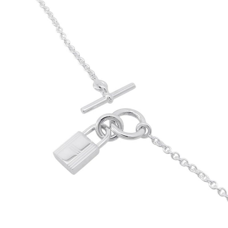 エルメス ネックレス アミュレット ケリー・カデナ SV925シルバー HERMES ペンダント ジュエリー