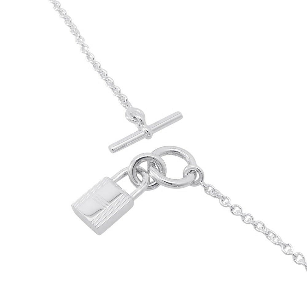 エルメス ネックレス アミュレット ケリー・カデナ SV925シルバー HERMES ペンダント ジュエリー