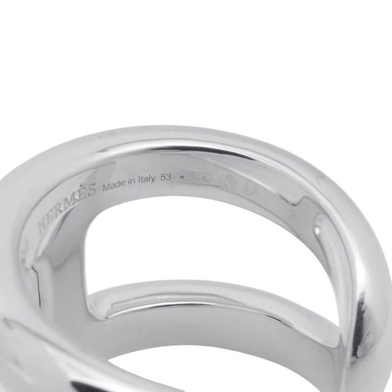 エルメス リング オスモズGM Osmose SV925シルバー リングサイズ53 HERMES ジュエリー 指輪