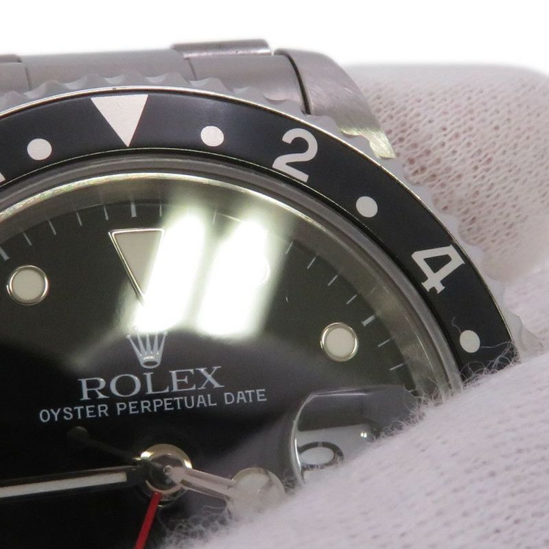 ロレックス GMTマスター2 デイト T番 16710 ROLEX 腕時計 ウォッチ ブラック文字盤