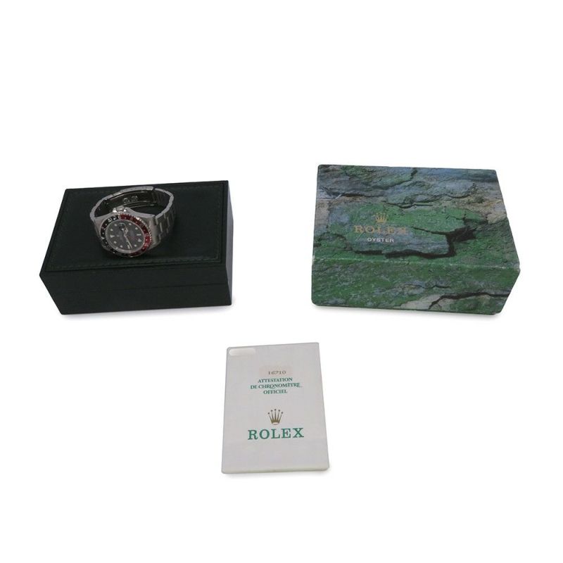 ロレックス GMTマスター2 デイト T番 16710 ROLEX 腕時計 ウォッチ ブラック文字盤