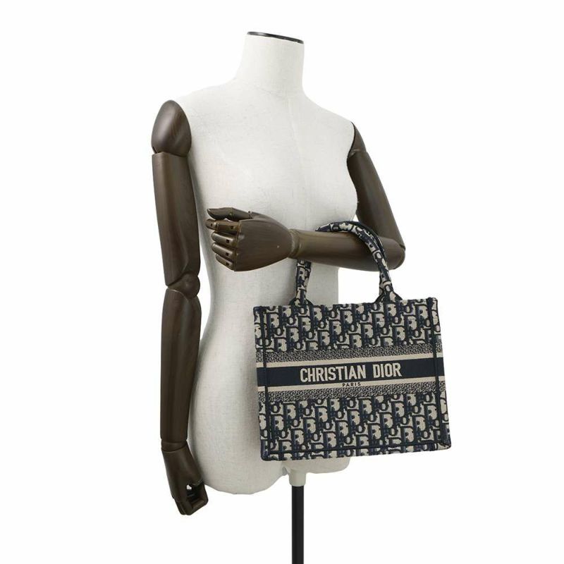 クリスチャン・ディオール トートバッグ オブリーク ブックトート スモール キャンバス M1265ZRIW トロッター