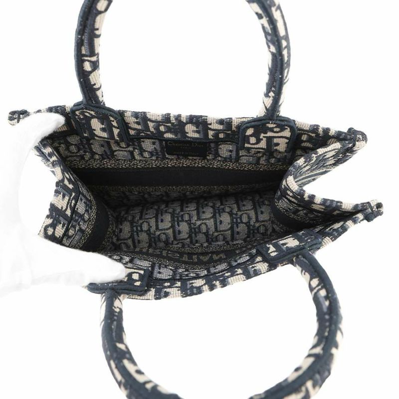 クリスチャン・ディオール トートバッグ オブリーク ブックトート スモール キャンバス M1265ZRIW トロッター