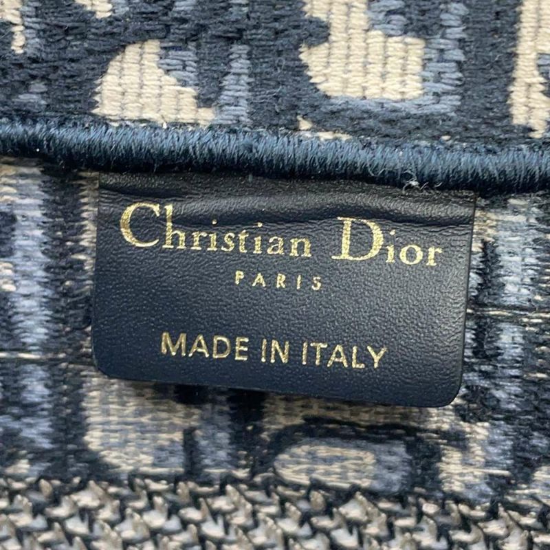 クリスチャン・ディオール トートバッグ オブリーク ブックトート スモール キャンバス M1265ZRIW トロッター