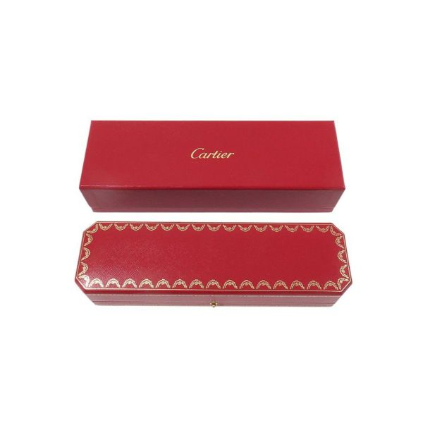 カルティエ ブレスレット LOVE サークル チェーン ダイヤモンド 2P 計0.03ct K18WGホワイトゴールド B6038100 Cartier ラブ チェーン