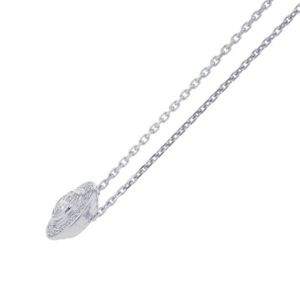 カルティエ ネックレス ダムール ネックレス ダイヤモンド 中石0.19ct K18WGホワイトゴールド N7406700 ペンダント GIA鑑定書付き