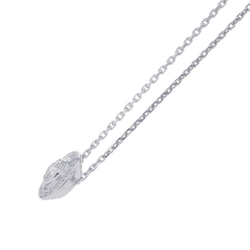 カルティエ ネックレス ダムール ネックレス ダイヤモンド 中石0.19ct K18WGホワイトゴールド N7406700 ペンダント GIA鑑定書付き