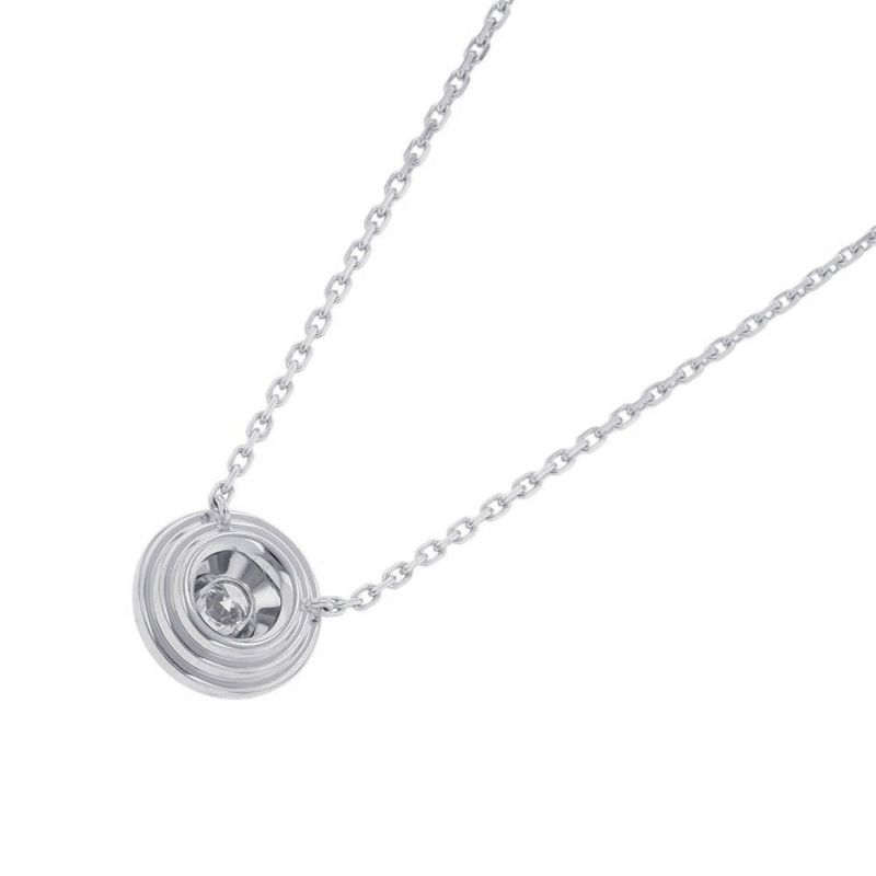 カルティエ ネックレス ダムール ネックレス ダイヤモンド 中石0.19ct K18WGホワイトゴールド N7406700 ペンダント GIA鑑定書付き