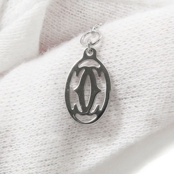 カルティエ ネックレス ダムール ネックレス ダイヤモンド 中石0.19ct K18WGホワイトゴールド N7406700 ペンダント GIA鑑定書付き