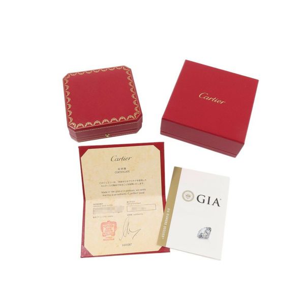 カルティエ ネックレス ダムール ネックレス ダイヤモンド 中石0.19ct K18WGホワイトゴールド N7406700 ペンダント GIA鑑定書付き