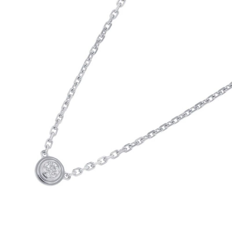 カルティエ ネックレス ダムール XS ダイヤモンド 1P 計0.04ct K18WGホワイトゴールド B7224515 Cartier ペンダント