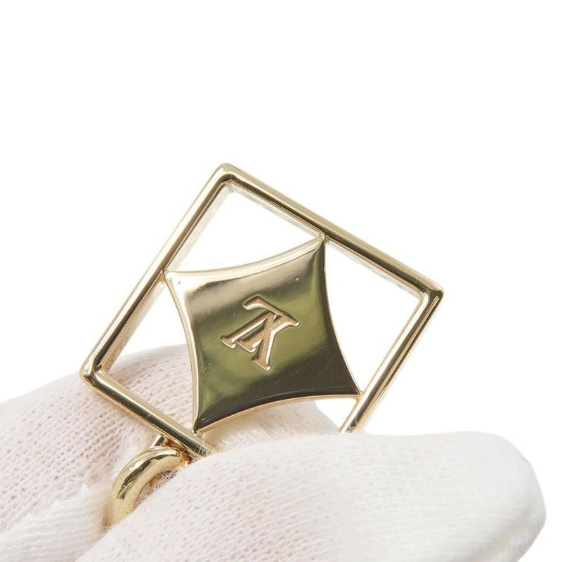 ルイヴィトン ピアス ブックル ドレイユ B ブロッサム ダイヤモンド/マザーオブパール K18YGイエローゴールド Q96790 LOUIS VUITTON