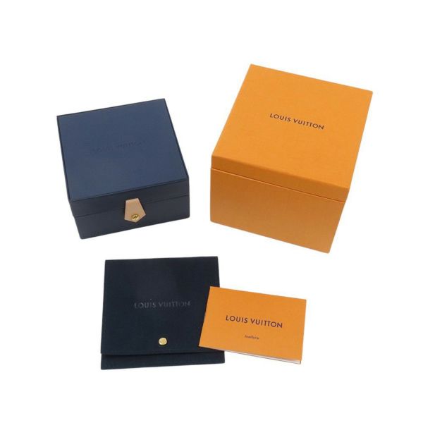 ルイヴィトン ピアス ブックル ドレイユ B ブロッサム ダイヤモンド/マザーオブパール K18YGイエローゴールド Q96790 LOUIS VUITTON