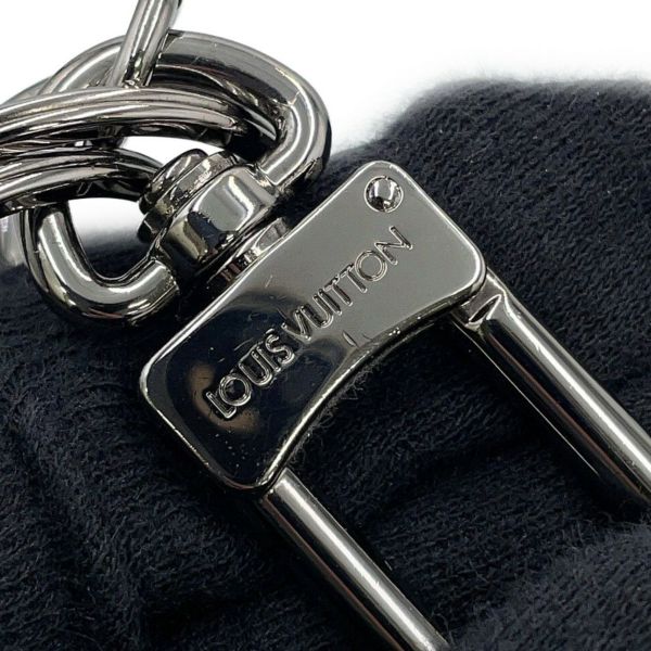 ルイヴィトン キーホルダー モノグラム・エクリプス ポルトクレ・パドロック＆キー M61951 LOUIS VUITTON 黒 ブラック