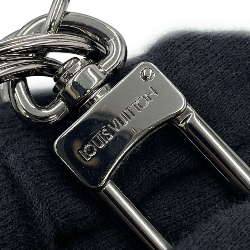 ルイヴィトン キーホルダー モノグラム・エクリプス ポルトクレ・パドロック＆キー M61951 LOUIS VUITTON 黒 ブラック