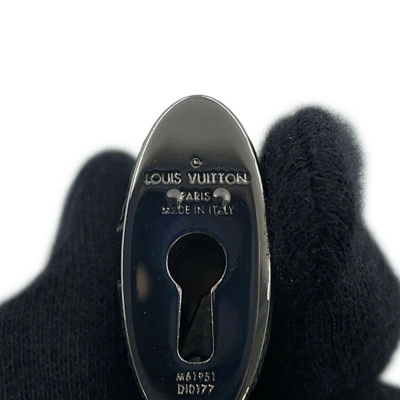 ルイヴィトン キーホルダー モノグラム・エクリプス ポルトクレ・パドロック＆キー M61951 LOUIS VUITTON 黒 ブラック