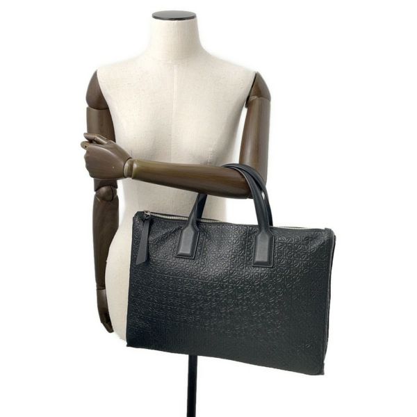 ロエベ ビジネスバッグ ゴヤ シンプル ブリーフケース レザー 337.55.S50 LOEWE 2way 黒