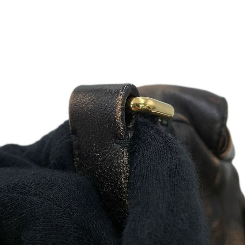 ミュウミュウ ハンドバッグ ポケット ヴィンテージ加工ナッパレザー 5BC188 MIUMIU