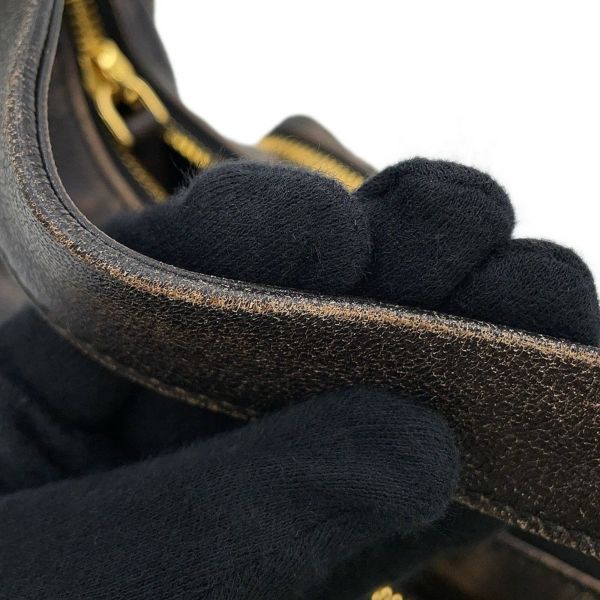 ミュウミュウ ハンドバッグ ポケット ヴィンテージ加工ナッパレザー 5BC188 MIUMIU