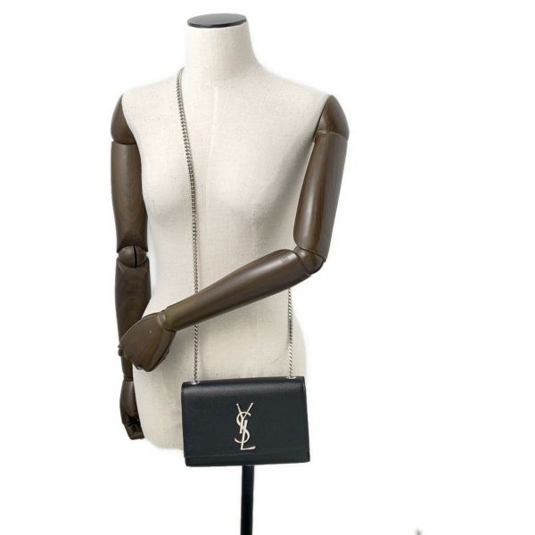 サンローランパリ チェーンショルダーバッグ ケイト スモール 469390 SAINT LAURENT PARIS 黒
