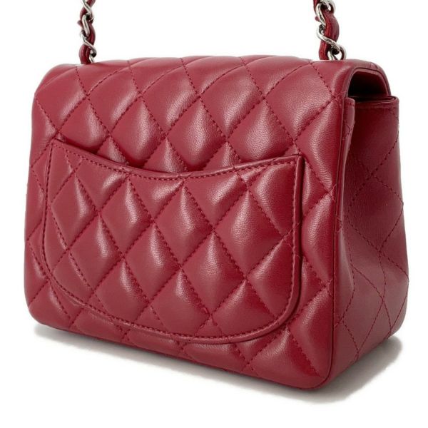 シャネル チェーンショルダーバッグ ミニマトラッセ ココマーク ラムスキン A35200 CHANEL ミニマト