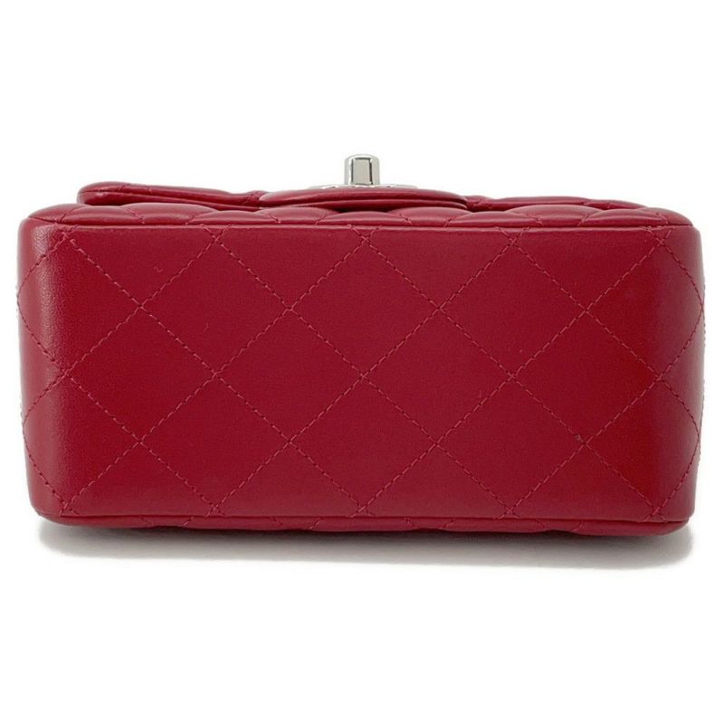 シャネル チェーンショルダーバッグ ミニマトラッセ ココマーク ラムスキン A35200 CHANEL ミニマト