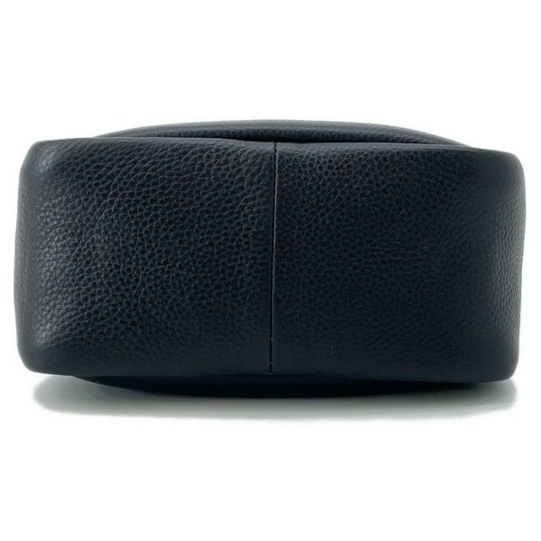 プラダ ハンドバッグ ロゴ ミニバッグ レザー 1BA349 PRADA 黒