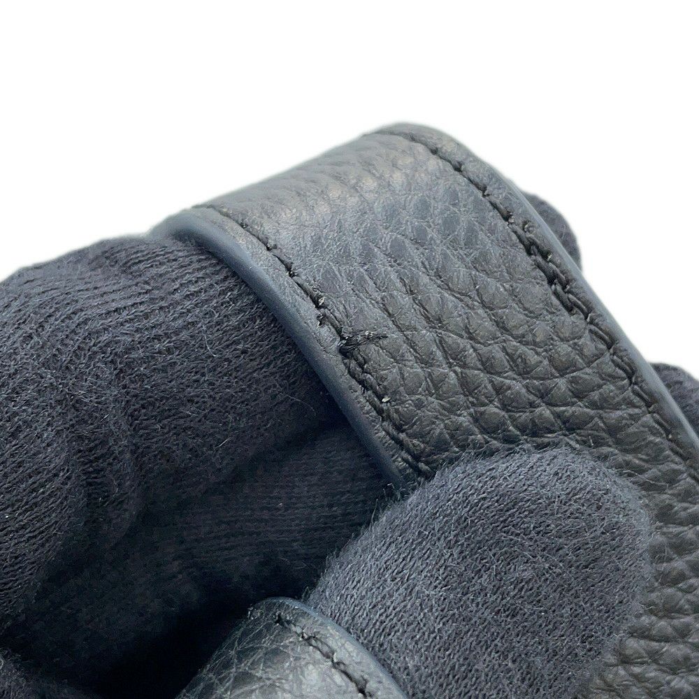 プラダ ハンドバッグ ロゴ ミニバッグ レザー 1BA349 PRADA 黒