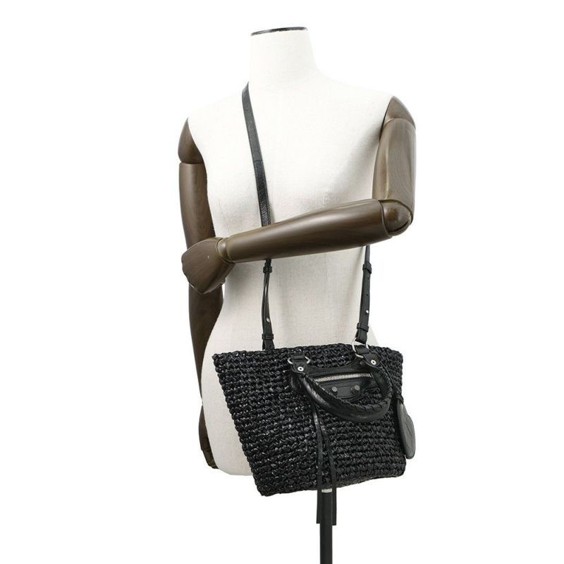 バレンシアガ ハンドバッグ ル カゴール パニエ スモール 786187 BALENCIAGA 2wayショルダー 黒