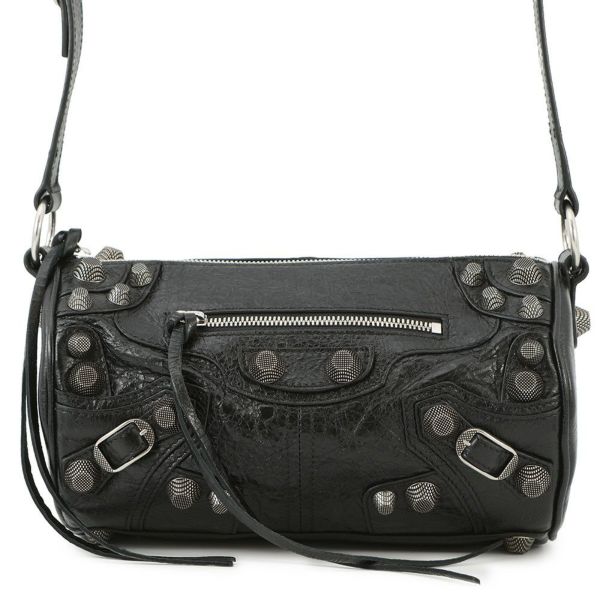 バレンシアガ ショルダーバッグ ル カゴール シリンダー レザー 771716 BALENCIAGA バッグ 黒