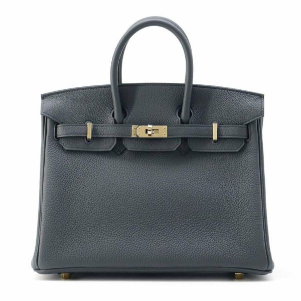 エルメス バーキン25 グリミスティ/シャンパンゴールド金具 トゴ W刻印 HERMES Birkin ハンドバッグ